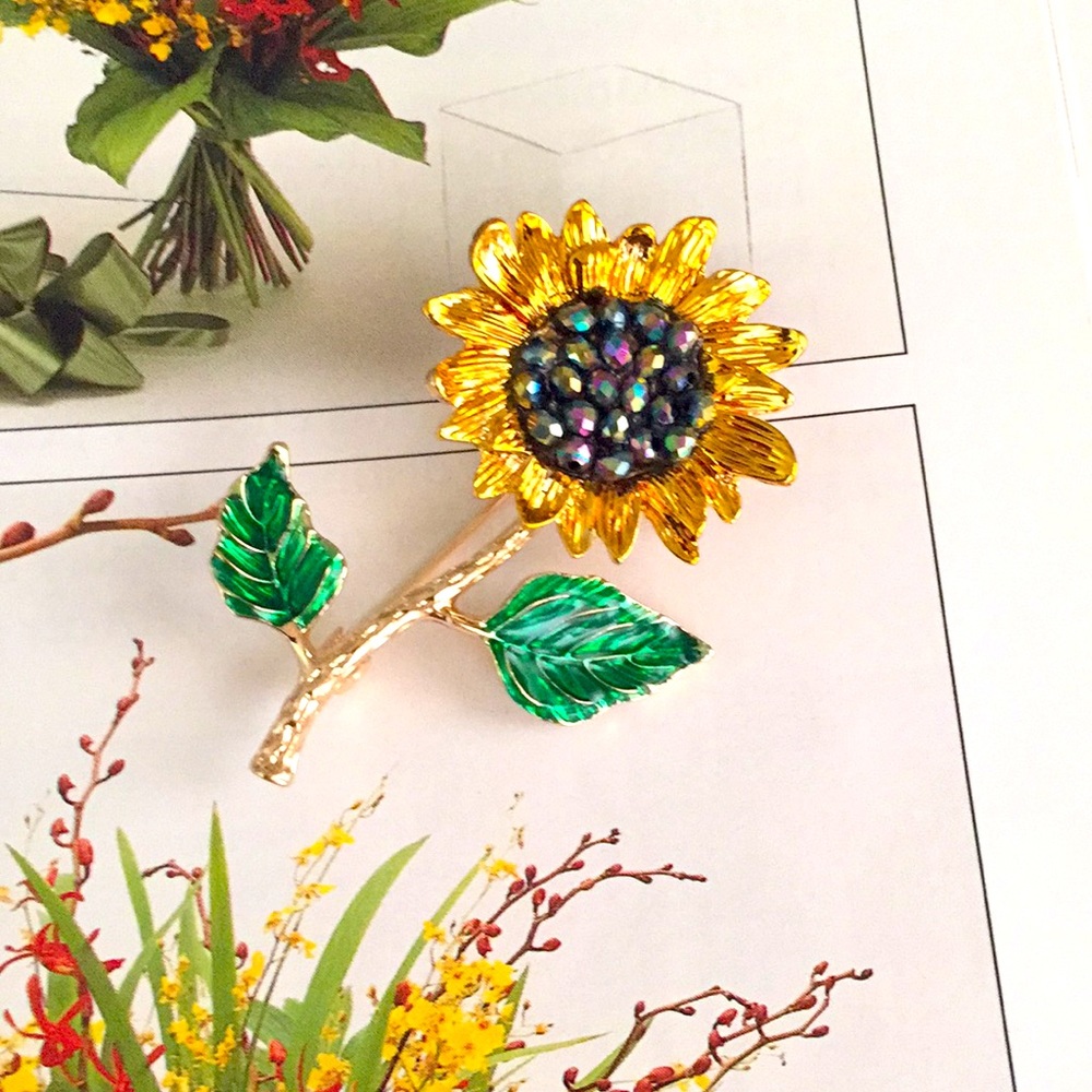 🍏50% OFF/3+...Sunflower Brooch